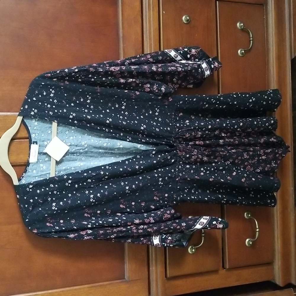 Strut Floral Black Romper - Small